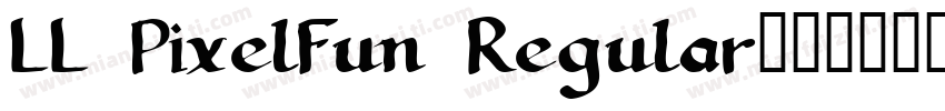 LL PixelFun Regular字体转换